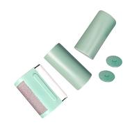Toddmomy Autocollant Portable Outils de Nettoyage Hair Remover Housse Duster Enlève-Poils casier sèche-Chien Bol Accessoire Peluche Rouleau Anti-Peluches Multifonction Plastique Green