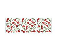Toddmomy Autocollants Amovibles Stickers Muraux Amovibles Cerise Wall Sticker Fruits D' été Chambre Décorations Murales Auto- Adhésif Papier Fond D'écran Autocollant De Mur De Décoration