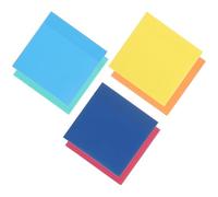 Toddmomy Autocollants Mémo Fluorescents Pet, 6 Couleurs, Écriture Scolaire | Adhésif Fort, Imperméable, Transparents, pour Élèves, Maison et École, Format Pratique