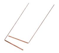 Toddmomy Baguettes de Sourcier en Cuivre 2 Pièces, Tiges Divinatoires Flexibles pour Trouver Sources D'eau et Cryptes, Style Chinois Finition Soignée, Outil Portable de Divination