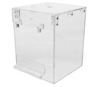 Toddmomy Bain pour Oiseaux Transparent Épais Récipient Suspendu Écologique pour Perroquets, Passereaux Et Petits Oiseaux Accessoire Cage Facile à Nettoyer