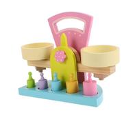 Toddmomy Balance Éducative Bois pour Garçon Fille Interactif de Comptage avec Poids Ajustables Jeu Pédagogique pour Garçons et Filles Outil Dapprentissage Mathématique et Dexploration