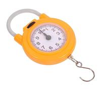 Toddmomy Balance Suspendue Portable Jaune, Balance à Bagages Compacte, Équilibre Mécanique à Ressort, Plastique et Métal, Précision Élevée, Portable pour Voyage, Utilisation Pêche et Maison