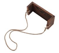 Toddmomy Balançoire en Bois pour Nourrisson Siège Photo Bébé en Bois Naturel Accessoire Séance Photo -Né Balançoire Café Robuste et Confortable Bébé