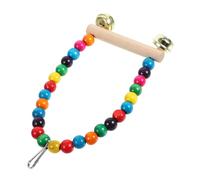 Toddmomy Balançoire Perroquet Nid Oiseau Pendaison Furet Clôture Mangeoire Cage Perruche Perche Balustrade Perroquet Perchoir Drôle De Perroquet Jouets Perroquet en Bois