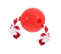 Toddmomy Balle Manquante Jouets à Mâcher pour Chiots TPU Rouge