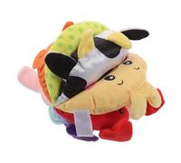 Toddmomy Balles sensorielles pour bébé Jouet sensoriel Montessori en Peluche coloré Balle Tactile Douce pour Nourrissons Jouet éducatif précoce de Jeu interactif