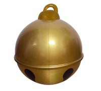 Toddmomy Ballon Décoratif PVC avec Forme de Cloche Accessoire de Fête Adorable pour Décoration de Noël et Gonflable Extérieur Or