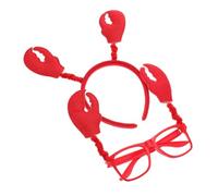 Toddmomy Bandeau Crabe Garçon Fille Adulte avec Lunettes et Confortables Accessoire Cheveux Unisexe pour Fêtes et Déguisements