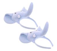 Toddmomy Bandeau en Peluche Éléphant 2pcs, Accessoires de Fête D'anniversaire et Cosplay, Confortable en Tissu et Plastique, Adapté à Tous Âges pour Costume Animalier