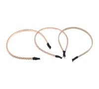 Toddmomy Bandeaux en Alliage Vintage Doré 3pcs pour Femmes, Bijoux de Cheveux Élégants et Extravagants, Accessoires pour Photographie et Anniversaire, Antidérapants