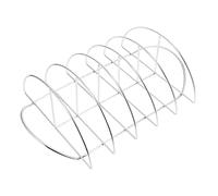 Toddmomy Barbecue Acier Inoxydable Durable Panier Grillade Pratique pour Viande et Légumes Support de Rôtissage et Chaleur