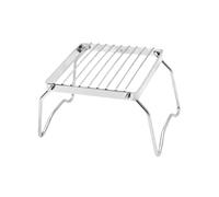 Toddmomy Barbecue Pliable Portable Acier Inoxydable Mini-Barbecue De Poche pour Camping Et Parcs Ustensiles De Barbecue