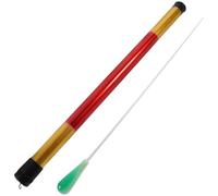 Toddmomy Bâton de Chef D'orchestre Cylindre de Rangement Pratique en Métal Vert avec Manche Ergonomique pour Concerts et Occasions Variées