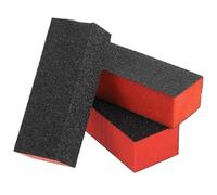Toddmomy Bloc de Ponçage 60 et 80 Grains Multifonction pour Ongles Orange en Plastique et Éponge, Lime à Ongles pour Manucure et Pédicure Professionnelle