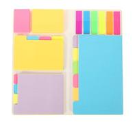 Toddmomy Bloc-notes Autocollant Jaune en Papier Adhésif Amovible, Facile à Stocker, pour École et Bureau, Notes Mémo pour Rapports et Journaux