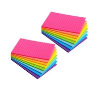 Toddmomy Blocs-notes Adhésifs Portables en Papier Lignes Horizontales, 16 Carnets Autocollants pour Bureau et Étude, Petits Carnets Pratiques et Faciles à Coller