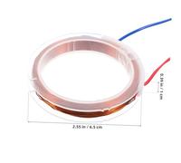 Toddmomy Bobine Cuivre Ronde DIY pour Expérience Physique Outil Pédagogique Électromagnétique pour Étudiants Fil Cuivre Tours pour Apprentissage Scientifique