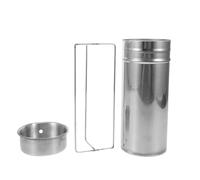 Toddmomy Bocal en Acier Inoxydable avec Couvercle pour Boîtes de Petri 60mm, Gestion et Étanchéité Optimale pour Laboratoire et Expériences Biologiques