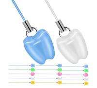 Toddmomy Boîte à Dents de Lait pour Garçons et Filles 20 Pièces en Plastique Réaliste et Compacte pour Organiser Dents Perdues et Motiver Soins Dentaires
