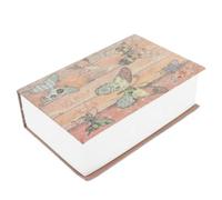 Toddmomy Boîte à Livres Factice avec Serrure, Petit Coffre de Rangement Décoratif