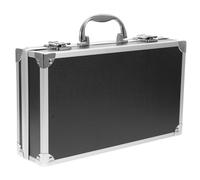 Toddmomy Boîte à Outils Alliage Aluminium Portable avec Mousse Valise de Transport Multifonction pour Cosmétiques et Étui Robuste avec Poignée Ergonomique Rangement Pratique pour Bureau et