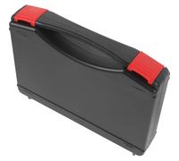 Toddmomy Boîte à Outils Noire Rigide en Plastique Mallette de Transport Multifonction Compacte et Organisateur Robuste pour Rangement et Protection D’Outils Manuels et Instruments de