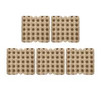 Toddmomy Boîte à Œufs en Pulpe 30 Emplacements, Carton Réutilisable et Résistant aux Chocs, Compartiments Sécurisés pour Œufs, Gain de Place pour Réfrigérateur, Organisation Pratique