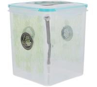 Toddmomy Boîte Alimentation pour Reptiles Et Insectes Habitat Portable Terrarium Boîte Élevage pour Reptiles Contenant Transparent pour Mantis Pratique