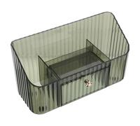 Toddmomy Boîte de Rangement Maquillage Multifonction en Ps et Abs avec Tiroirs et Compartiments, Design Élégant pour Petite Organisation de Maquillage en Salle de Bain