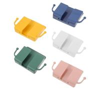 Toddmomy Boîte de Rangement Multifonction Murale Adhésif Puissant sans Trace en Abs 5pcs Support pour Manette Domestique et Porte-clés pour Fête