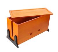 Toddmomy Boîte de Rangement pour Câbles Utilisation Facile en Bois et Optimisation de l'espace pour Bureau et Maison