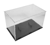 Toddmomy Boîte de Rangement Transparente pour Rugby en Acrylique, Support Démontable 318x180x190 Mm, Coffret Anti-poussière pour Collection Sportive à Domicile, Étui Porte-Ballon Solide