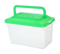 Toddmomy Boîte de Transport Portable Transparent pour Animaux de Compagnie Aquarium pour Tortues Poissons et Hamsters avec Bonne Visibilité et Circulation Air Optimal