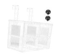 Toddmomy Boîte Délevage à Double Couche pour Aquarium de Poissons Séparation Sécurisée Plastique Durable sans Pollution Fixation par Crochet ou Ventouse Améliore la Survie des Poissons