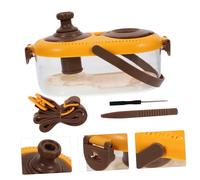 Toddmomy Boîte Dobservation Insectes avec Loupe et Lumière LED Kit Dexploration Naturel pour Garçon Fille Boîte Délevage et Observation avec Double Grossissement pour Jeux Extérieurs et
