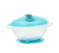 Toddmomy Bol à Ventouse Antidérapant pour Bébé Couvercle et Cuillère pour Tout-Petit Facile à Utiliser Design Ergonomique Matériau Sûr Repas à Voyage Ensemble Complet