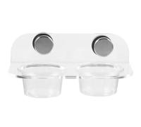 Toddmomy Bol Magnétique pour Reptiles Bol À Eau pour Gecko Accessoire pour Aquarium en Plastique Acrylique