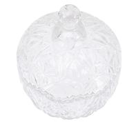 Toddmomy Bonbonnière en Verre Couvercles, Pot Décoratif Vide Élégant | Verre Épais et Stable, Style Moderne Minimaliste, Rangement Réutilisable pour Épices, Bureau Cuisine