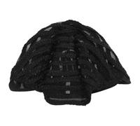 Toddmomy Bonnet Ajustable de Postiche Tressé Noir Élastique en Fibre Synthétique Résistante la Chaleur pour Tissage Cheveux et Extensions Bou s Crochet