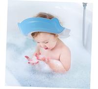 Toddmomy Bonnet de Bain Garçon Fille Ajustable Silicone Protège Oreilles Doux et Pratique Casquette pour Garçon Fille Chapeau de Shampooing Sûr et Confortable Adapté