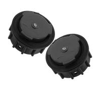 Toddmomy Bouchon de Vidange Cache-trou Étanche Anti-fuite 2 Pièces en Plastique Noir Prolonge la Durée de Vie pour Poubelle Extérieure 660l pour Espaces Publics