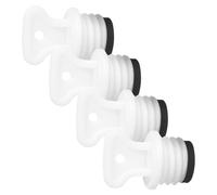 Toddmomy Bouchons en Caoutchouc Étanches Isolation pour Bouillotte Lot de 4 Couvercle de Bouteille D'eau Chaude Portable en Pp pour Maison et Voyage