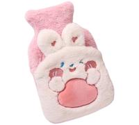 Toddmomy Bouillotte Réutilisable en Peluche Rose avec Isolation Thermique, Facile à Remplir, Design Cartoon Adorable pour Réchauffer les Mains en Hiver