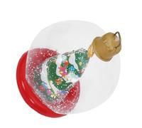 Toddmomy Boule Gonflable de Noël avec Base, Lumineuse, PVC pour Jardin | Décoration Festive pour Cour, Design à Gonflage Rapide, Structure Stable, Résistante aux Intempéries