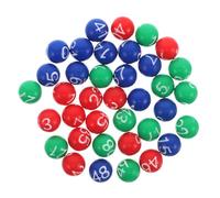 Toddmomy Boules de Loto Numérotées en Plastique Coloré - Sachet pour Tirage au Sort et Tombola - Balles de Bingo Décoratives pour Fêtes Carnavals et Soirées Jeux - Accessoires de Jeu