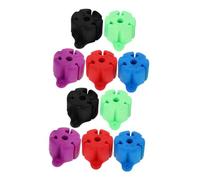 Toddmomy Boules Porte-Canne Accessoires Pratiques Pack de 10 en Silicone Léger pour Rangement et Extraction de Canne pour Pêche pour Pêche en Extérieur et Voyage