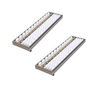 Toddmomy Boulier Arithmétique en Alliage D'aluminium pour Garçon et Filles, 13 Barres, Pédagogique et Éducatif, Jeu D’Apprentissage Mathématique Scolaire, Lot de 2 Pièces