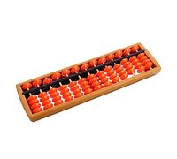 Toddmomy Boulier Éducatif Chinois Outil de Calcul pour Garçon Fille Positions Orange et Noir pour Apprentissage des Mathématiques à Maternelle