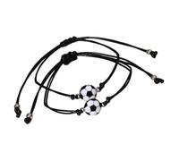 Toddmomy Bracelets de Football Réglables pour Couples Bracelet Sportif Décoratif Cordon Ajustable pour Garçons et Filles pour Esprit Équipe